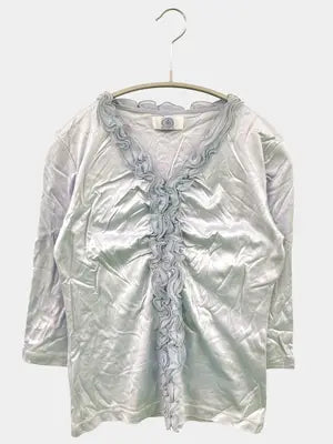 J.PRESS/ジェイプレス/Tシャツ/カットソー/トップス/シルバー/L