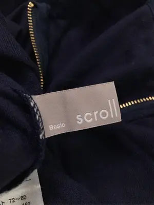SCROLL/パーカー/トップス/ネイビー/S  バスト72～80  身長154～162