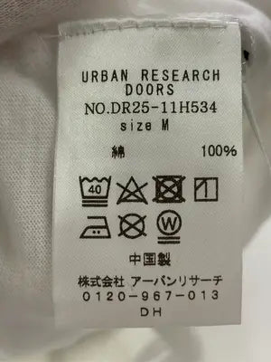 URBAN RESEARCH DOORS/アーバンリサーチドアーズ/Tシャツ/カットソー/トップス/ホワイト/M