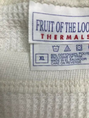 FRUIT OF THE LOOM/フルーツオブザルーム/Tシャツ/カットソー/トップス/アイボリー/XL