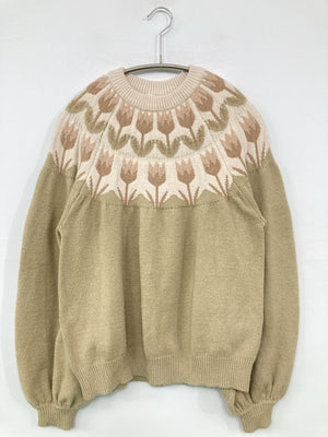 ehka sopo/エヘカソポ/ニット/セーター/トップス/ベージュ/F