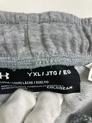 UNDER ARMOUR/アンダーアーマー/スウェットパンツ/パンツ/グレー/YXL