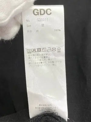 GDC/ジーディーシー/Tシャツ/カットソー/トップス/ブラック/M