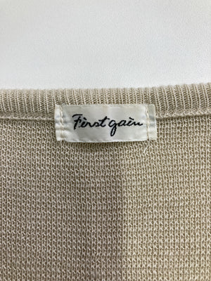 First gain/カーディガン/ボレロ/トップス/ベージュ