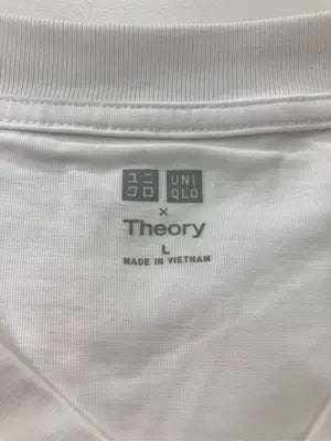 UNIQLO/ユニクロ/Tシャツ/カットソー/トップス/ホワイト/L