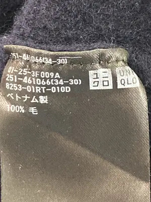 UNIQLO/ユニクロ/ニット/セーター/トップス/ネイビー/XL