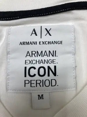 ARMANI EXCHANGE/アルマーニエクスチェンジ/Tシャツ/カットソー/トップス/ホワイト/M