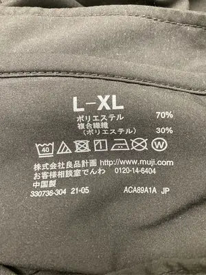 MUJI/ムジ/シャツ/ブラウス/トップス/ブラック/L-XL