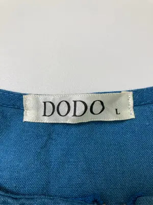 DODO/ジャンパースカート/ワンピース/ドレス/ブルー/L