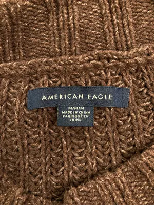 AMERICAN EAGLE/アメリカンイーグル/ニット/セーター/トップス/ブラウン/M
