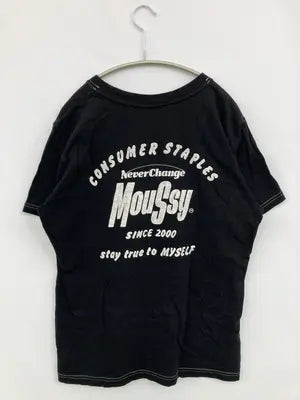 MOUSSY/マウジー/Tシャツ/カットソー/トップス/ブラック/FREE