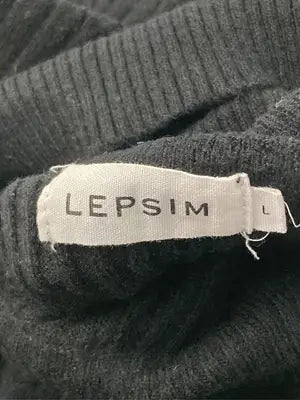 LEPSIM/レプシィム/ニット/セーター/トップス/ブラック/L
