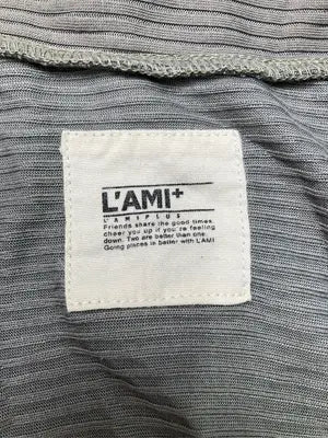 L'AMI+/カーディガン/ボレロ/トップス/グレー/M  バスト79～87  身長154～162