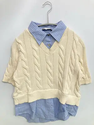ZARA/ザラ/ニット/セーター/トップス/アイボリー/EUR S