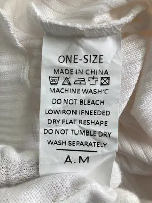 A.M/Tシャツ/カットソー/トップス/ホワイト/ONE-SIZE