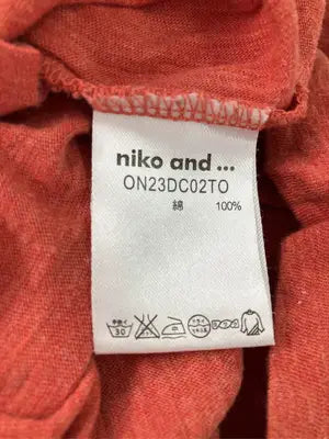 niko and .../ニコアンド/Tシャツ/カットソー/トップス/オレンジ