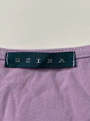 SEIRA/Tシャツ/カットソー/トップス/パープル/M-L