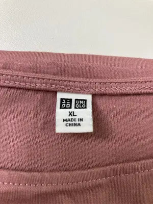 UNIQLO/ユニクロ/Tシャツ/カットソー/トップス/ピンク/XL