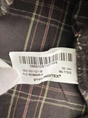 ZARA/ザラ/シャツ/ブラウス/トップス/ブラウン/USA S