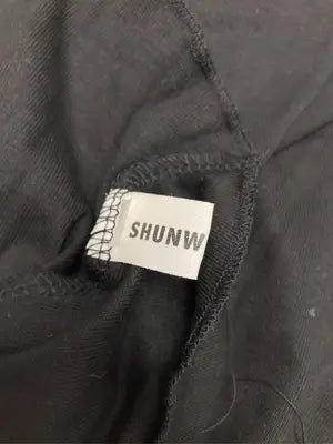 SHUNWEIFUSHI/Tシャツ/カットソー/トップス/ブラック/L