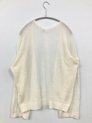 newNE/カーディガン/ボレロ/トップス/ホワイト/M