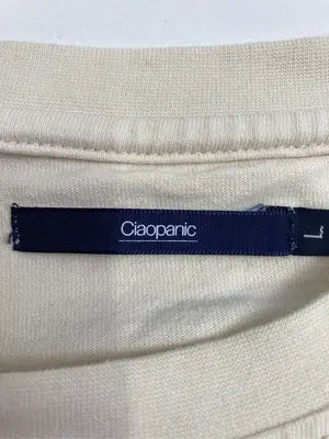 CIAOPANIC/チャオパニック/Tシャツ/カットソー/トップス/ホワイト/L