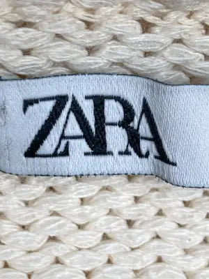 ZARA/ザラ/ニット/セーター/トップス/アイボリー/USA L