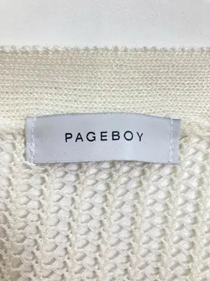 PAGEBOY/ページボーイ/カーディガン/ボレロ/トップス/ホワイト/F