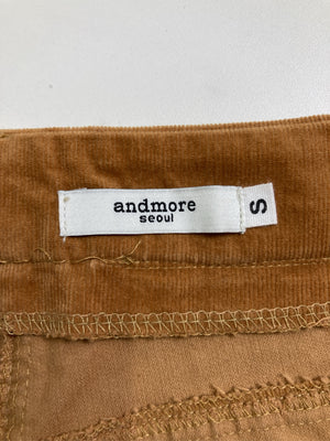 AND MORE/アンドモア/チノパンツ/パンツ/オレンジ/S