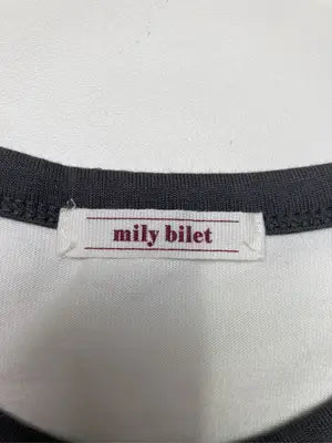 mily bilet/Tシャツ/カットソー/トップス/ホワイト/L