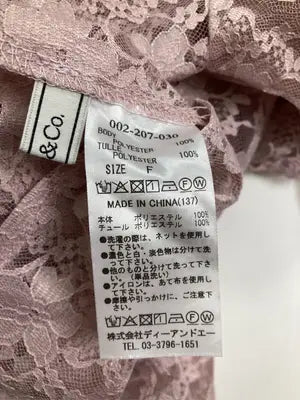 titty&Co./ティティーアンドコー/シャツ/ブラウス/トップス/ピンク/F