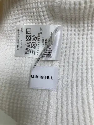 BONJOUR GIRL/ボンジュールガール/Tシャツ/カットソー/トップス/ホワイト