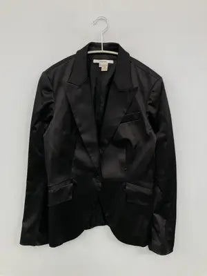 ZARA BASIC/ザラベーシック/テーラードジャケット/ジャケット/アウター/ブラック/USA L