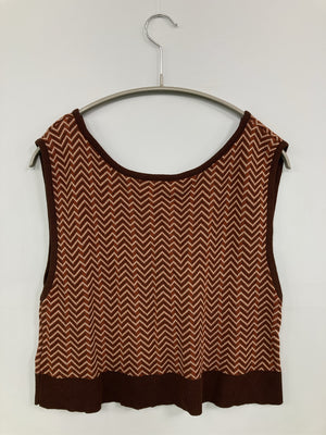 niko and .../ニコアンド/ベスト/トップス/ブラウン/M