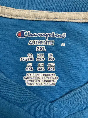 Champion/チャンピオン/Tシャツ/カットソー/トップス/ブルー/2XL