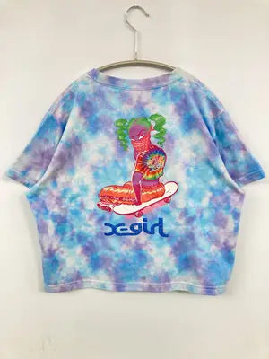 X-GIRL/エックスガール/Tシャツ/カットソー/トップス/スカイブルー/2