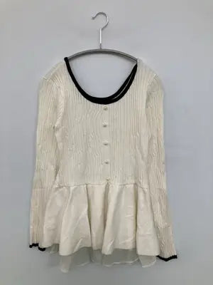 PAPILLON/Tシャツ/カットソー/トップス/ホワイト/M