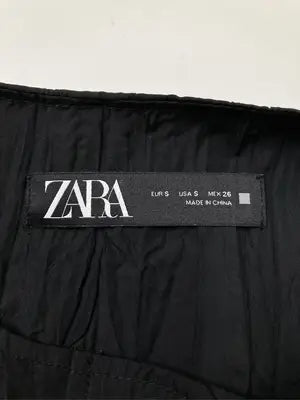 ZARA/ザラ/ノーカラージャケット/ジャケット/アウター/ブラック/S