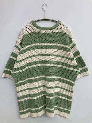 ZARA/ザラ/Tシャツ/カットソー/トップス/ライトグリーン/EUR L-XL