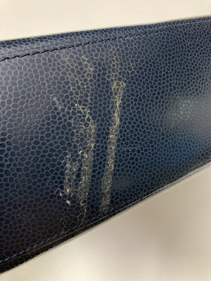 Castinne Renette/ハンドバッグ/バッグ/ネイビー