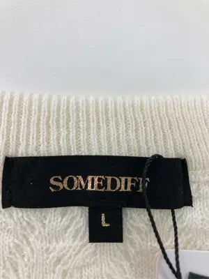 SOMEDIFF/ニット/セーター/トップス/アイボリー/L