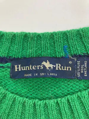Hunters Run/ニット/セーター/トップス/グリーン/L