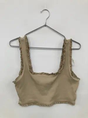 ZARA/ザラ/タンクトップ/トップス/カーキ/L