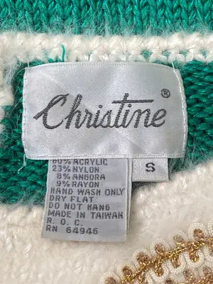 Christine/ニット/セーター/トップス/グリーン/S