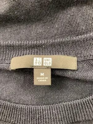 UNIQLO/ユニクロ/ニット/セーター/トップス/ネイビー/M