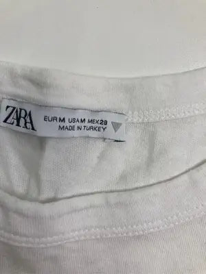ZARA/ザラ/Tシャツ/カットソー/トップス/ホワイト/EUR M
