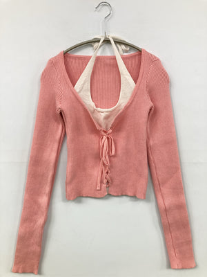 ニット/セーター/トップス/ピンク