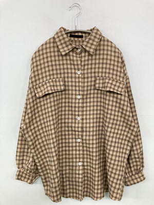 シャツ/ブラウス/トップス/ベージュ/F