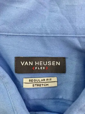VAN HEUSEN/ヴァンヒューゼン/ビジネスシャツ/トップス/ブルー/17 1/2 36/37