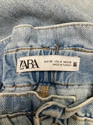 ZARA/ザラ/デニムパンツ/パンツ/スカイブルー/EUR36/USA4/MEX26